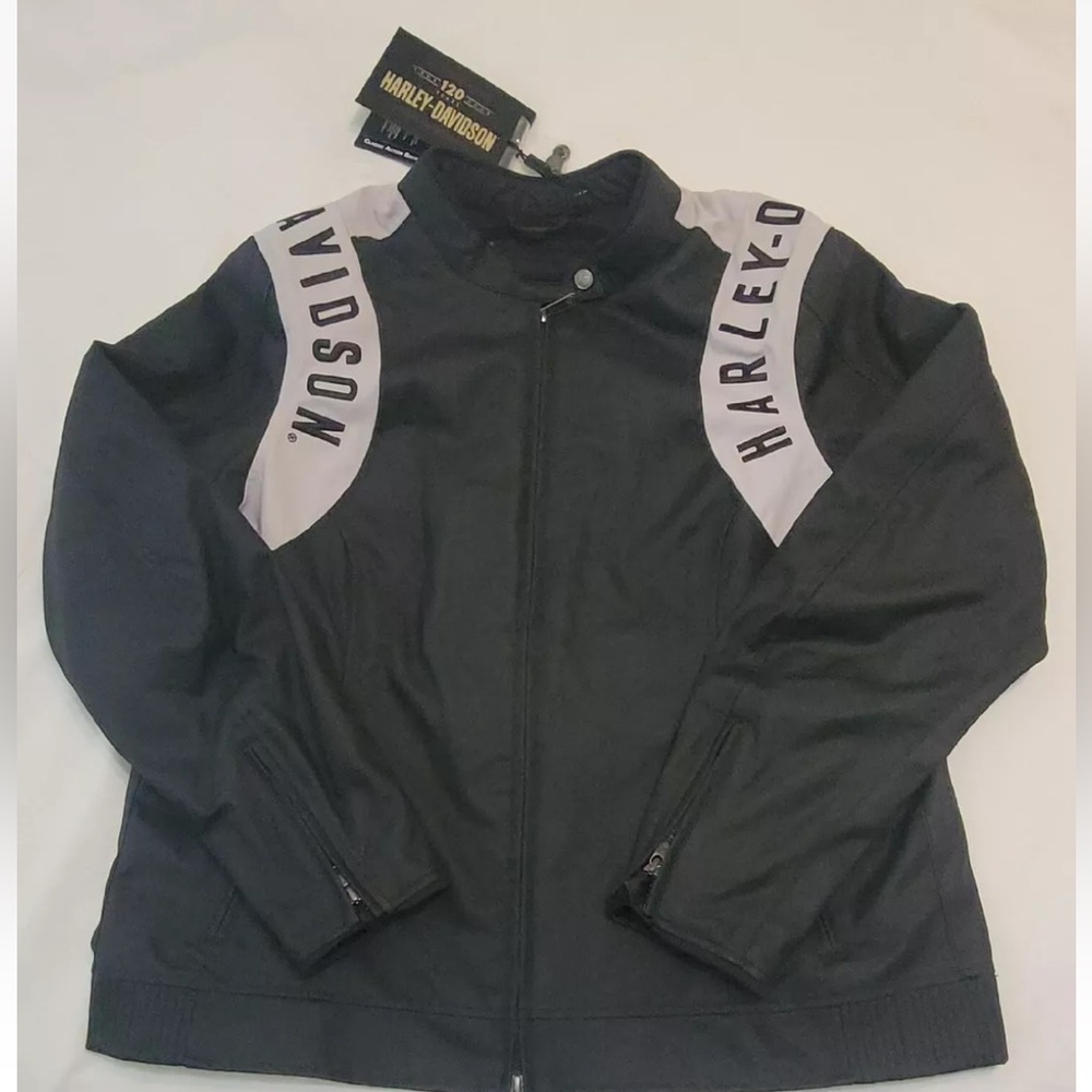 NWT • Harley Davidson • 120th Anniversary Imprint Riding Jacket •